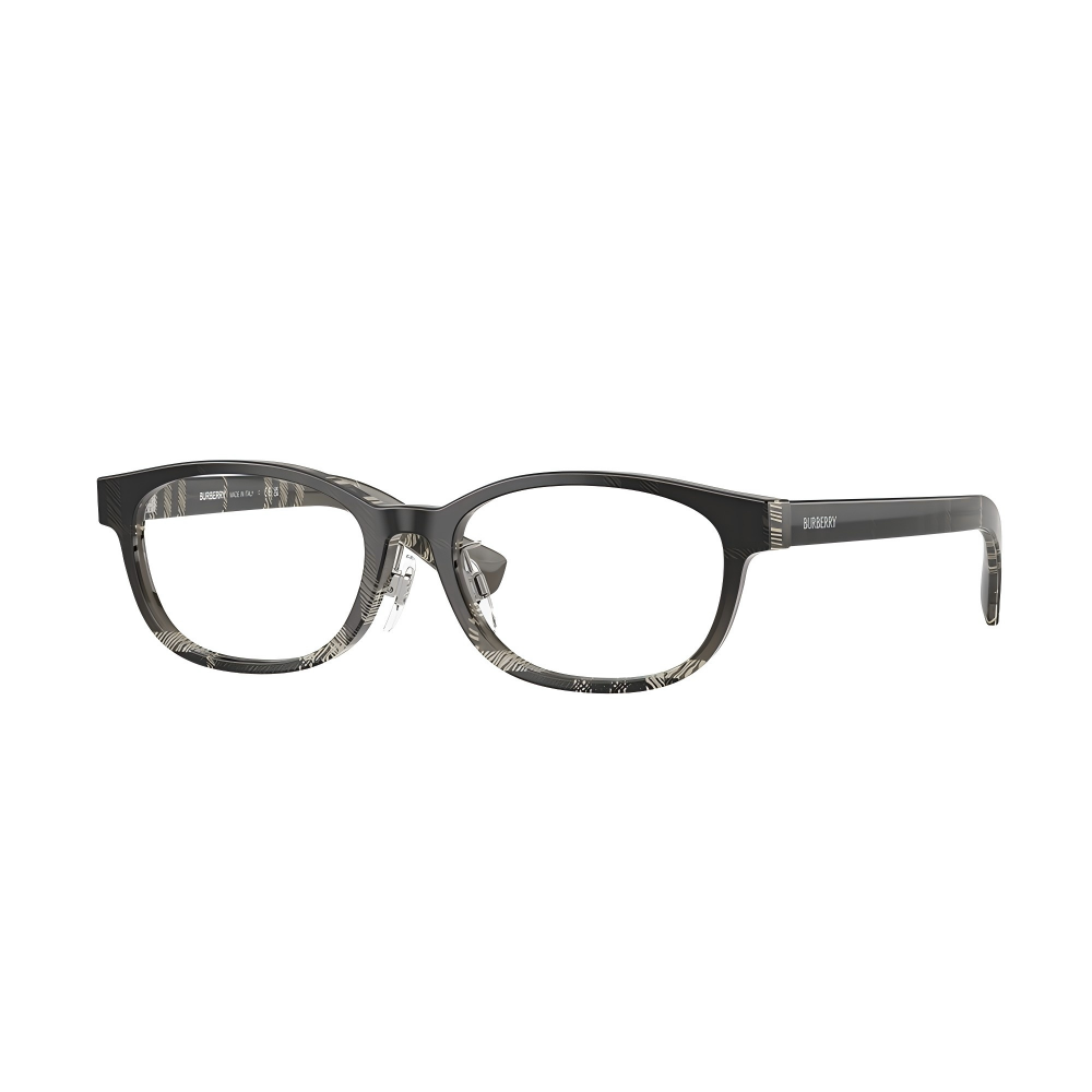 BURBERRY-Full Rim-Acetate-CHECK GREY GRADIENT