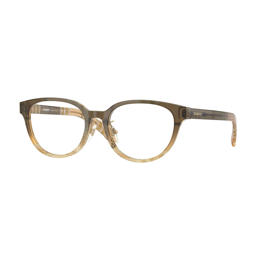 BURBERRY-Full Rim-Acetate-CHECK BEIGE GRADIENT