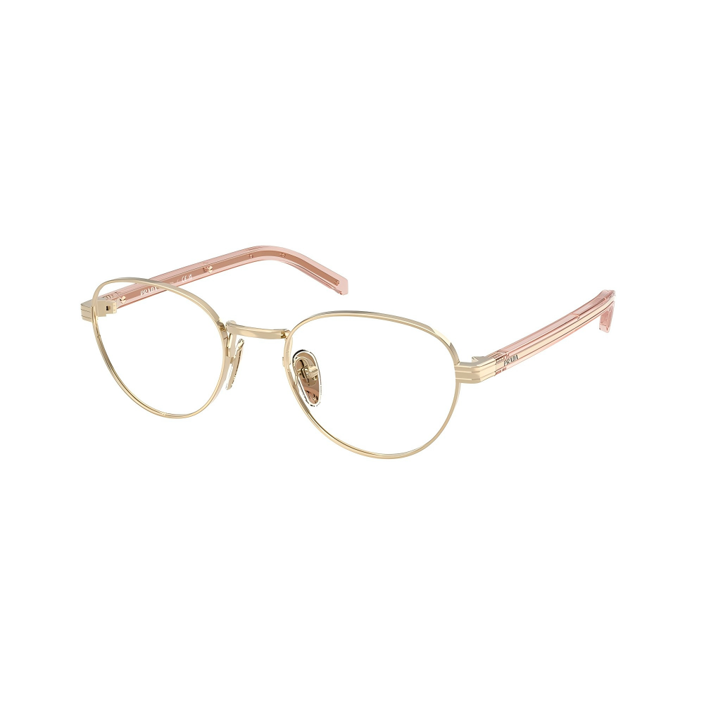 PRADA-Full Rim-Metal-PALE GOLD