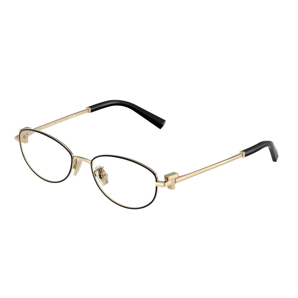 TIFFANY-Full Rim-Metal-BLACK ON PALE GOLD
