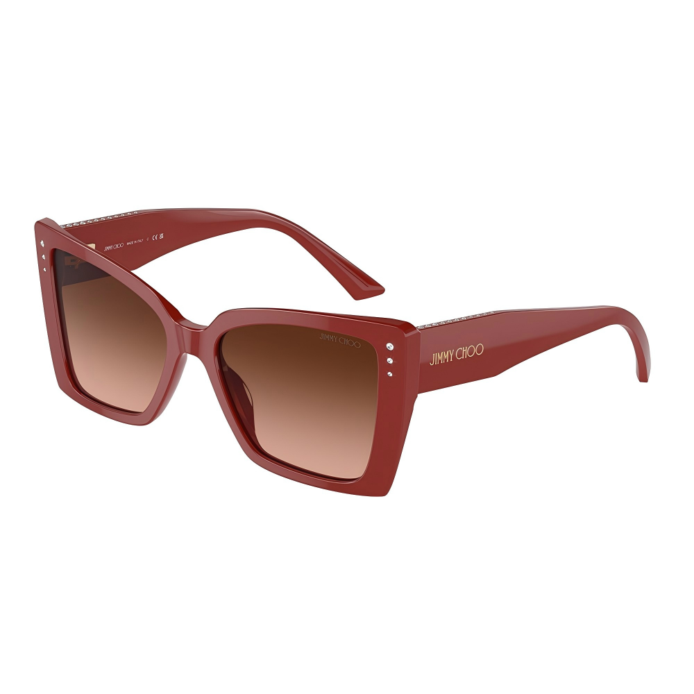 JIMMYCHOO-Full Rim-Acetate-RED