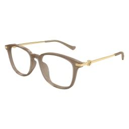 GUCCI-Full Rim-Acetate-Light brown