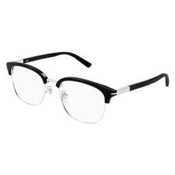 GUCCI-Half Frame-Acetate-BLACK